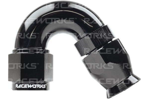 Raceworks 200/230/240 Series PTFE Hose Ends 150 Degree