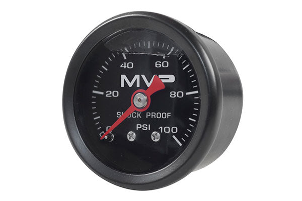 Raceworks 0-100PSI Liquid Filled Pressure Gauge