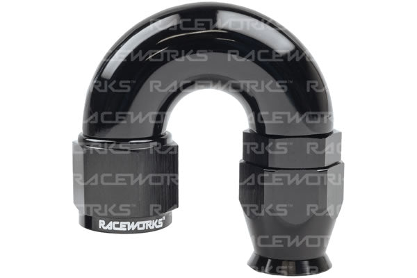 Raceworks 200/230/240 Series PTFE Hose Ends 180 Degree