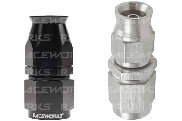 Raceworks 200/230/240 Series PTFE Hose Ends Straights